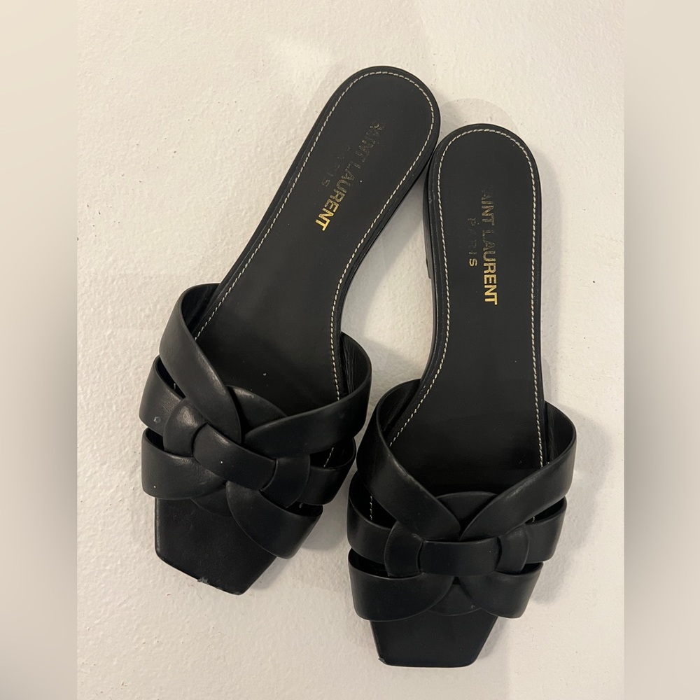 YSL Tribute Leather Sandals